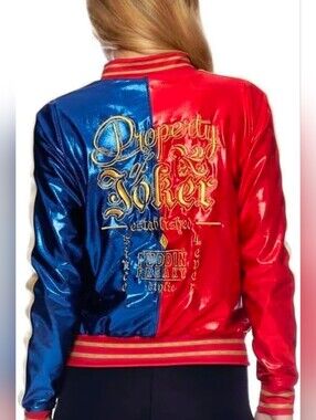 Black Milk Clothing X Suicide Squad Harley Quinn Iconic metallic Jacket